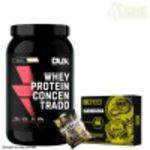 Whey Protein Concentrado Dux Nutrition 900g + Kimera 60 Cáps Iridium Labs + Dose de Whey