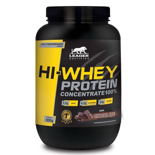 Whey Protein Concentrado HI WHEY PROTEIN 100% CONCENTRATE - Leader Nutrition - 900g