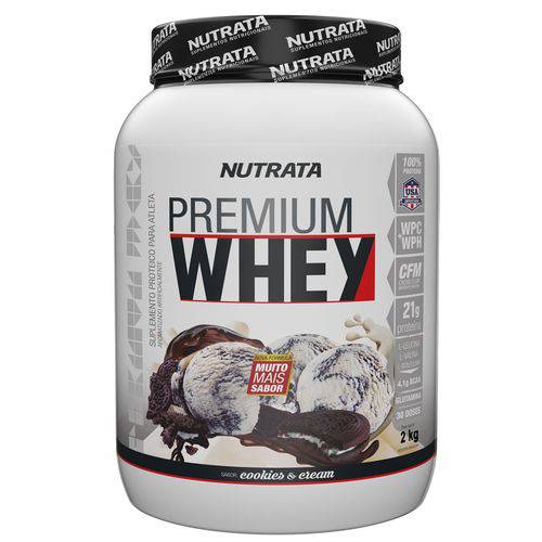 Whey Protein Concentrado PREMIUM WHEY - Nutrata Suplementos - 2 Kg