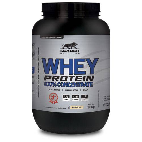 Whey Protein Concentrado Whey Protein 100% Concentrate - Leader Nutrition - 900grs