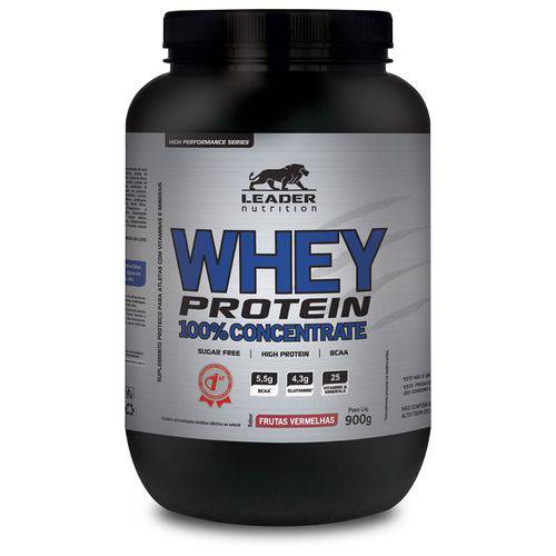Whey Protein Concentrado Whey Protein 100% Concentrate - Leader Nutrition - 900grs