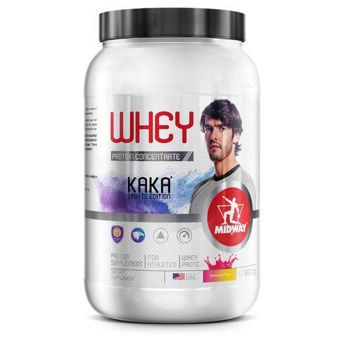 Whey Protein Concentrate Kaká Sports 907g Morango - Midway