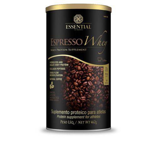 Whey Protein Essential Nutrition Sabor Café Espresso com 462g