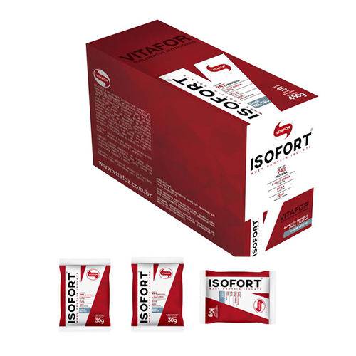 Whey Protein Isofort Sabor Neutro Vitafor 15 Sachês de 30g