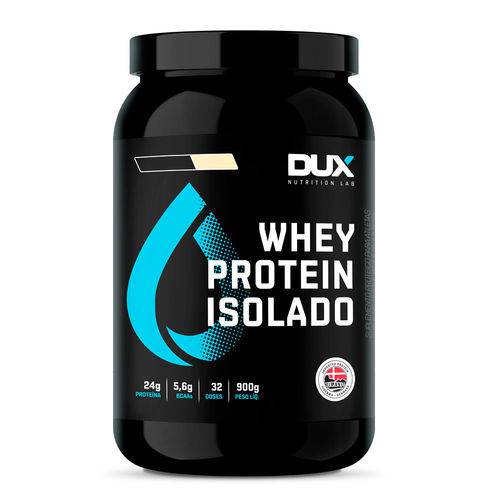 Whey Protein Isolado - 900g - Dux Nutrition Labs - Sabor Morango