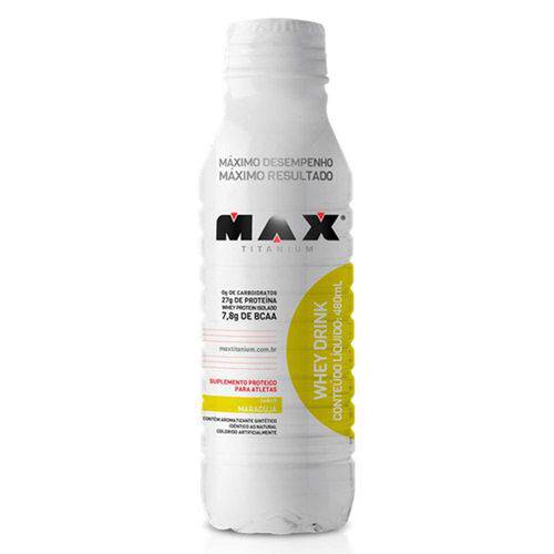Whey Protein Isolado Whey Drink - Max Titanium - 480ml