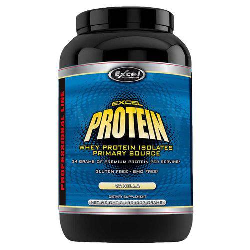 Whey Protein 2lbs - Vanilla - Excel Nutritional
