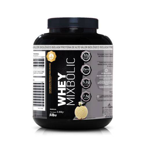 Whey Protein Mix Bolic 5Lbs - 2268g - Sports Nutrition - BAUNILHA