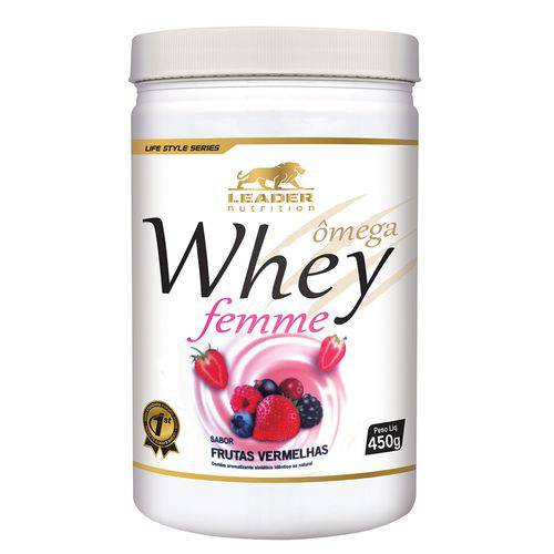 Whey Protein ÔMEGA WHEY FEMME - Leader Nutrition - 450g