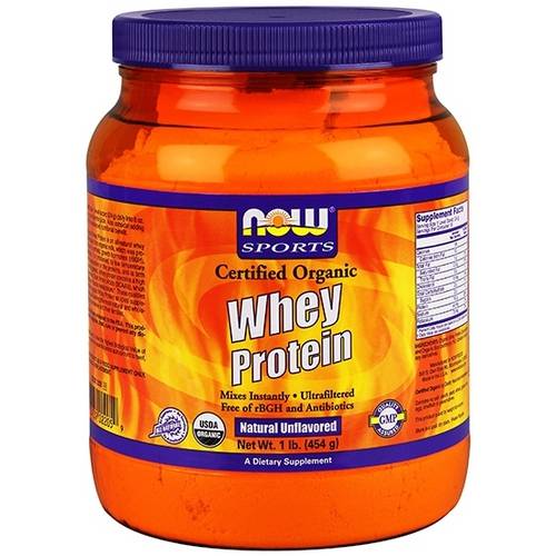 Whey Protein Organic 1 Lb - Now Sports
