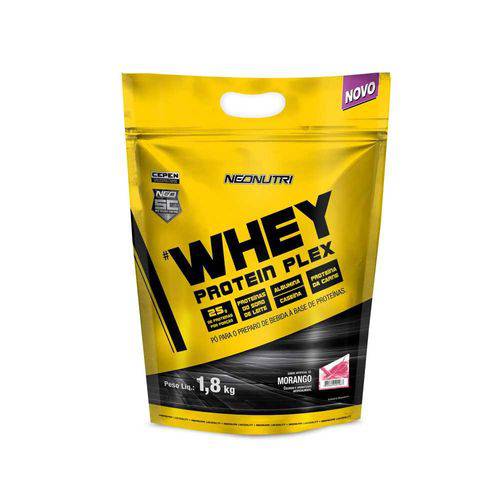 Whey Protein Plex 1,8kg - Morango