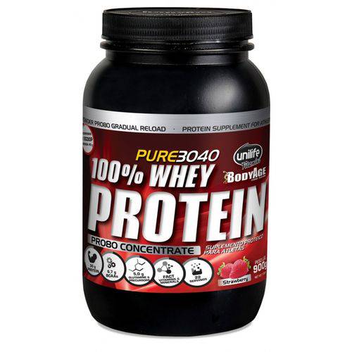 Whey Protein Pro80 Concentrate 900g 100 Whey Protein Concentrada - Unilife