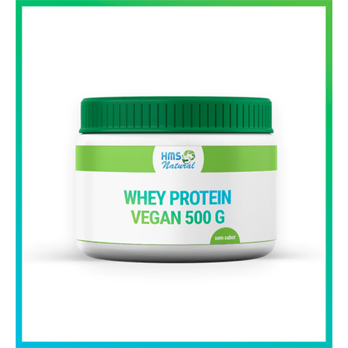 Whey Protein Puro Pó 500g Vegan Sem Sabor