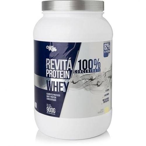 Whey Protein Revita 100 Concentrate Baunilha 900g Cha Mais