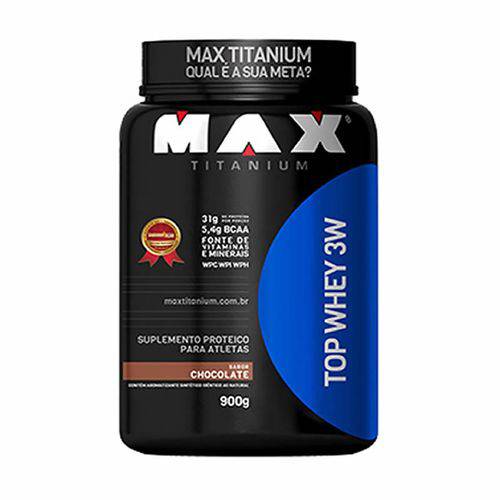 Whey Protein Top Whey 3w Chocolate 900g Max Titanium