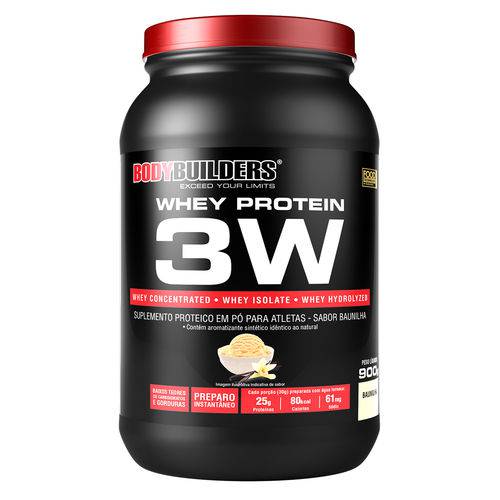 Whey Protein 3W 900g – Bodybuilders