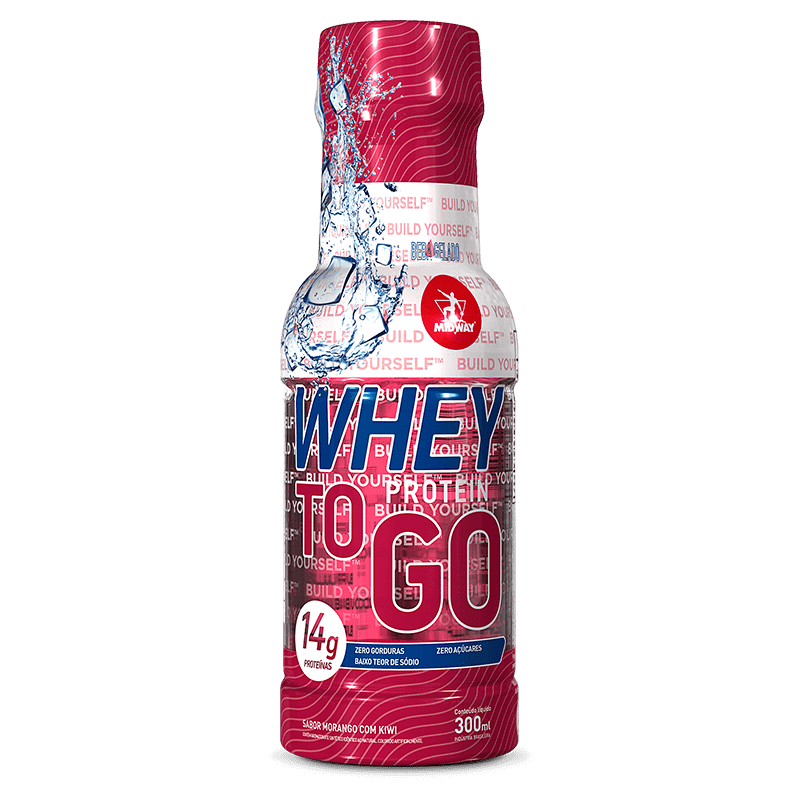Whey TO GO (300ml) Midway -Abacaxi com Hortelã