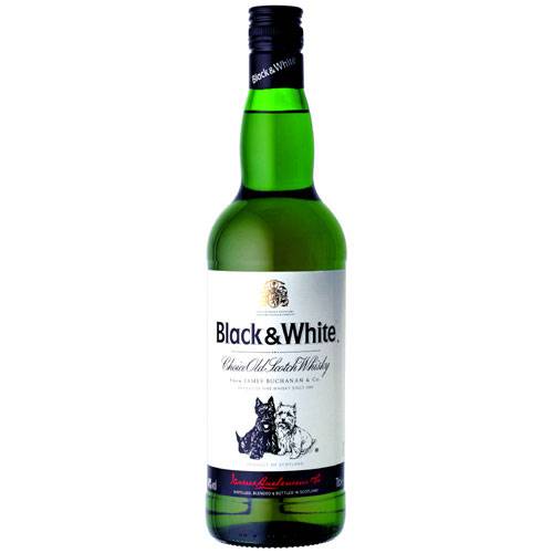 Whisky Black & White 1000ml