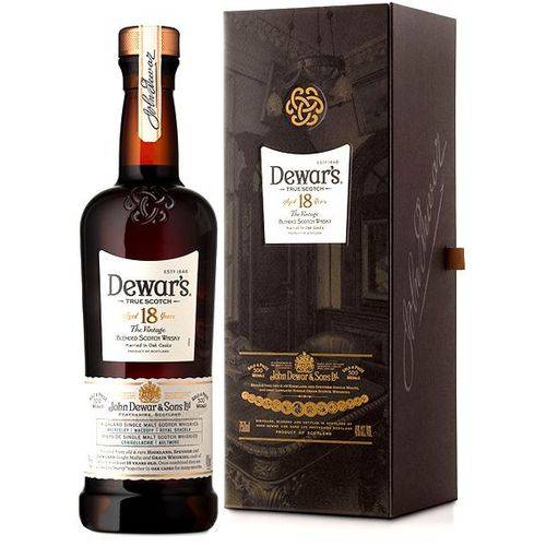 Whisky Dewars 18 Anos 750ml