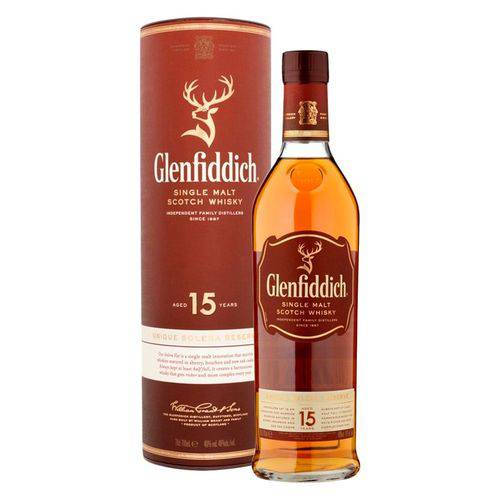 Whisky Glenfiddich 15 Anos Single Malte 750ml