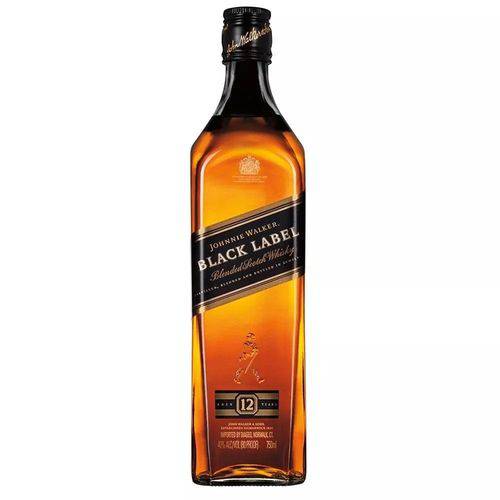 Whisky Johnnie Walker Black Label 12 Anos 750 Ml