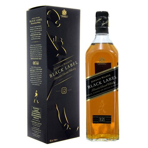 Whisky Johnnie Walker Black Label 1l 12a