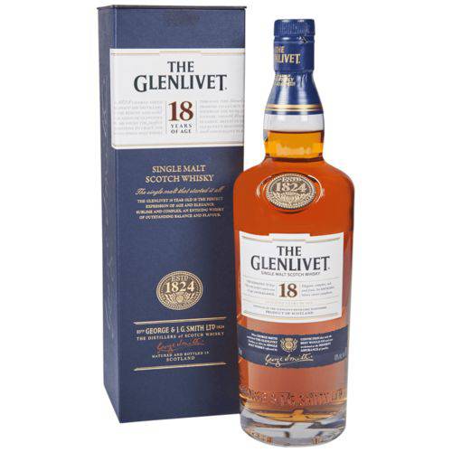 Whisky Single Malt Glenlivet 18 Anos 750ml