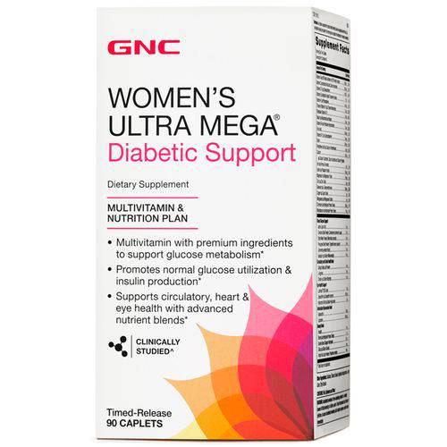 Women''s Ultra Mega Diabetic Support (90 Caps) - Gnc