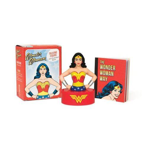 Wonder Woman Talking Figure And Illustrated Book