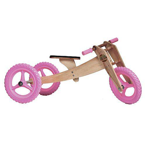 Woodbike Kit 3 em 1 - Rosa