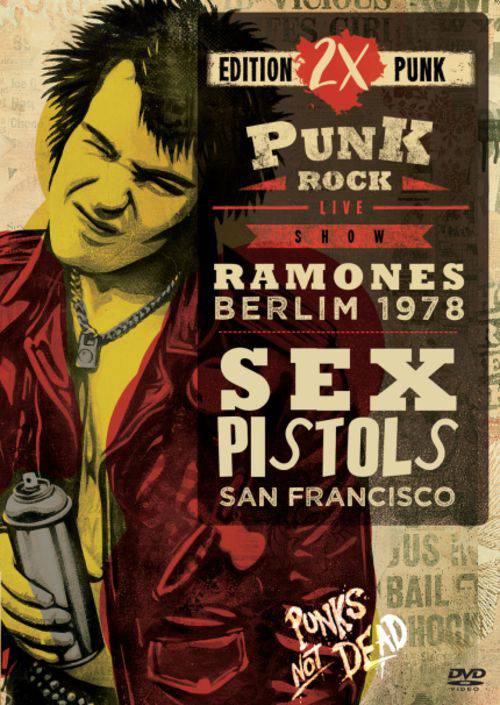 2x Punk Music Ramones e Sex Pistols - Dvd Rock