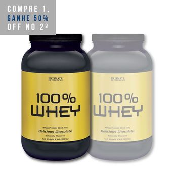 2x Whey Protein 100% 2lbs (908g) - Ultimate Nutrition