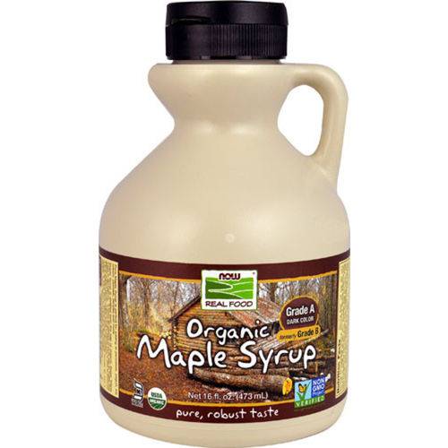 Xarope de Maple Orgânico Grade a 473ml - NOW Foods