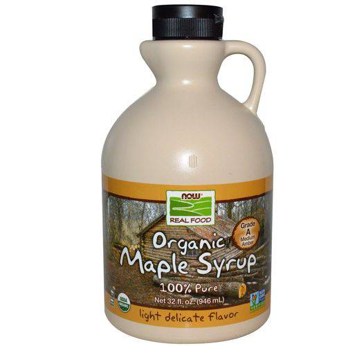 Xarope de Maple Orgânico Grade a 946ml - NOW Foods
