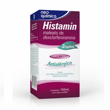 Histamin 2mg Neo Química 100ml Xarope