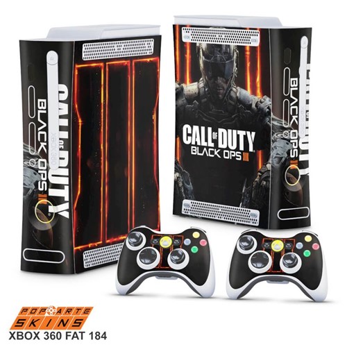 Xbox 360 Fat Skin - Call Of Duty: Black Ops 3 Adesivo Brilhoso