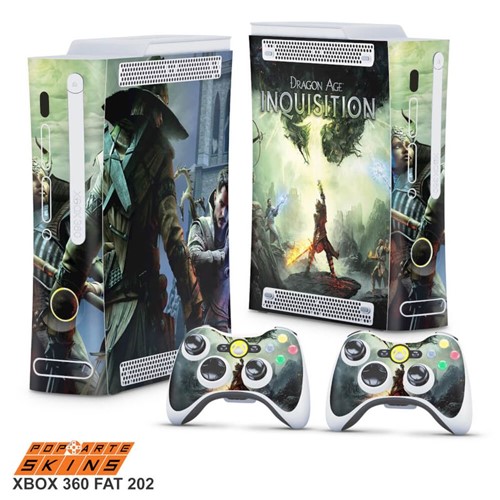 Xbox 360 Fat Skin - Dragon Age: Inquisition Adesivo Brilhoso