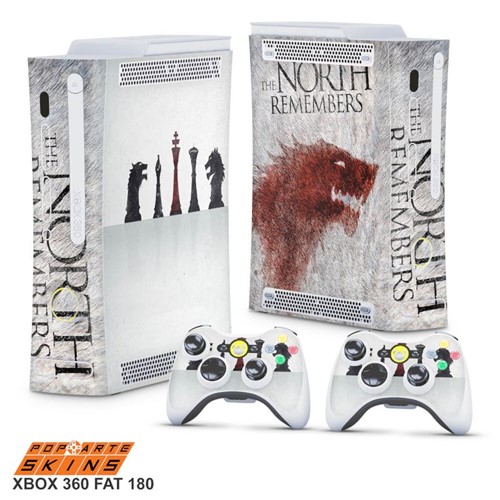 Xbox 360 Fat Skin - Game Of Thrones #A Adesivo Brilhoso