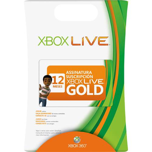 XBOX 360 LIVE Gold ( 12 Meses )