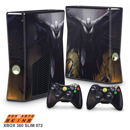 Xbox 360 Slim Skin - Batman Adesivo Brilhoso