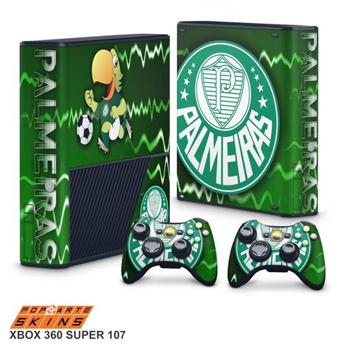 Xbox 360 Super Slim Skin - Palmeiras Adesivo Brilhoso
