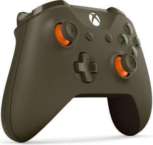 Xbox One - Controle Sem Fio Edição Especial Militar Verde/Laranja - Microsoft