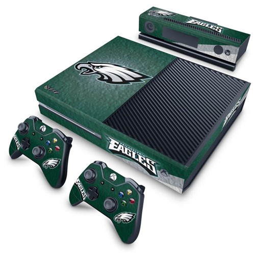 Xbox One Fat Skin - Philadelphia Eagles NFL Adesivo Brilhoso