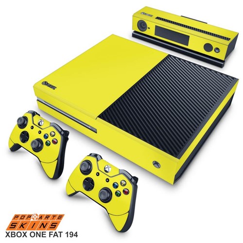 Xbox One Skin - Amarelo Adesivo Brilhoso