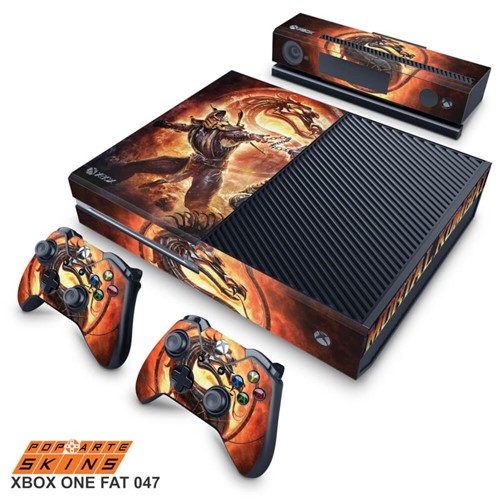 Xbox One Skin - Mortal Kombat Adesivo Brilhoso