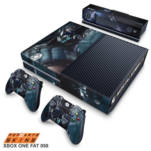 Xbox One Skin - Mortal Kombat X - Subzero Adesivo Brilhoso
