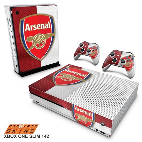 Xbox One Slim Skin - Arsenal Football Club Adesivo Brilhoso