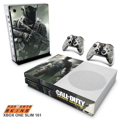 Xbox One Slim Skin - Call Of Duty: Infinite Warfare Adesivo Brilhoso