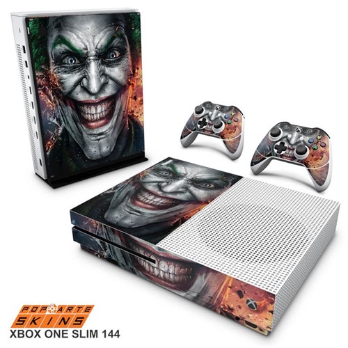 Xbox One Slim Skin - Coringa - Joker #A Adesivo Brilhoso