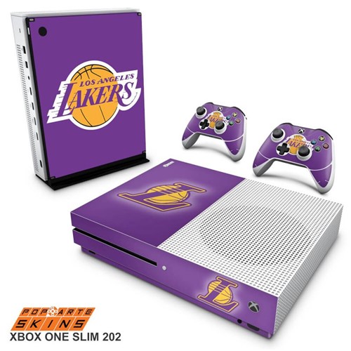 Xbox One Slim Skin - Los Angeles Lakers - NBA Adesivo Brilhoso